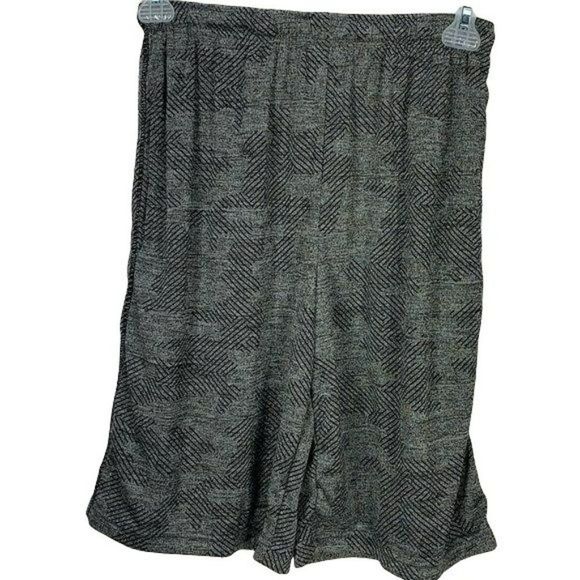 Zone Pro Athletic Shorts‎ Men’s Grey Black Print Medium - Picture 1 of 7